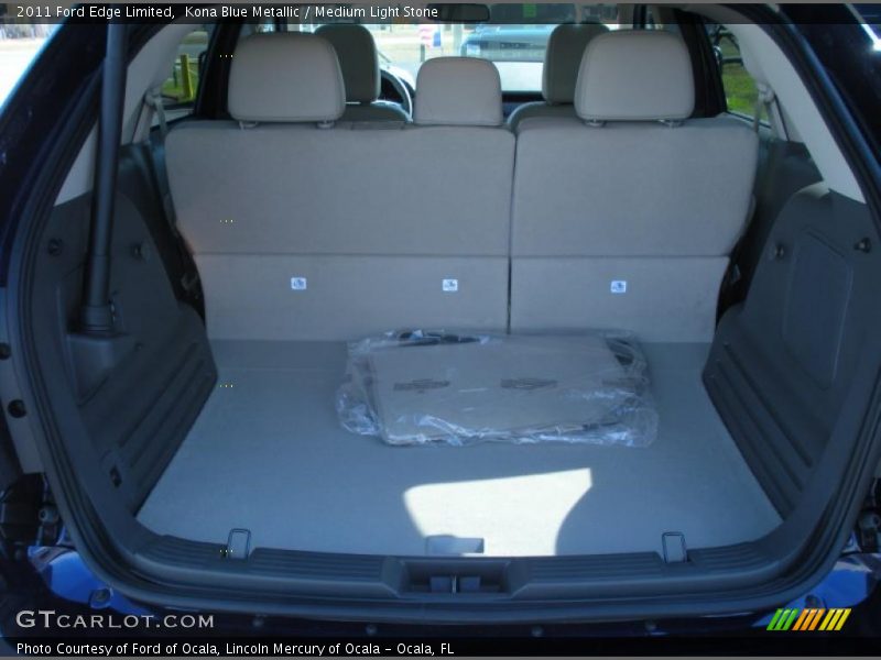 Kona Blue Metallic / Medium Light Stone 2011 Ford Edge Limited