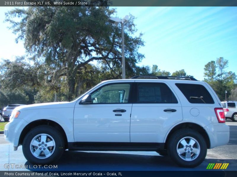 White Suede / Stone 2011 Ford Escape XLT V6