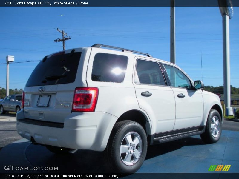 White Suede / Stone 2011 Ford Escape XLT V6