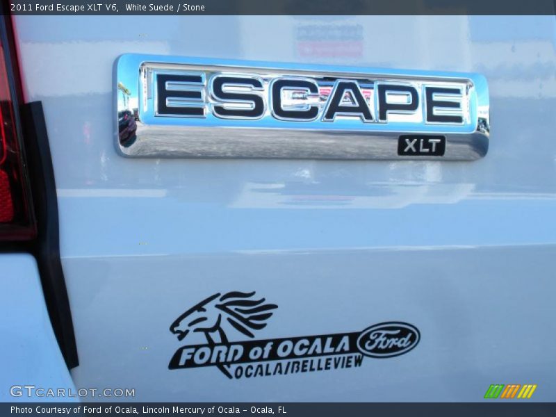 White Suede / Stone 2011 Ford Escape XLT V6