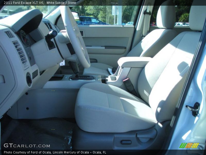 White Suede / Stone 2011 Ford Escape XLT V6