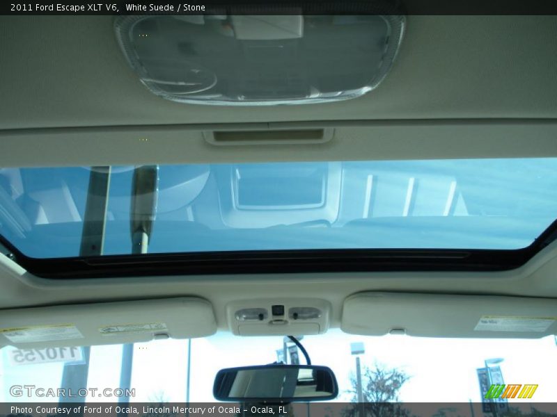 White Suede / Stone 2011 Ford Escape XLT V6