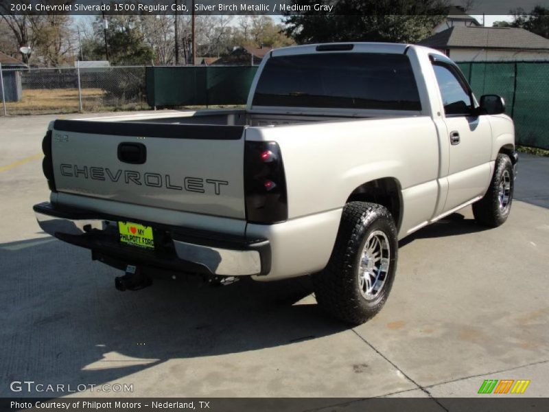 Silver Birch Metallic / Medium Gray 2004 Chevrolet Silverado 1500 Regular Cab