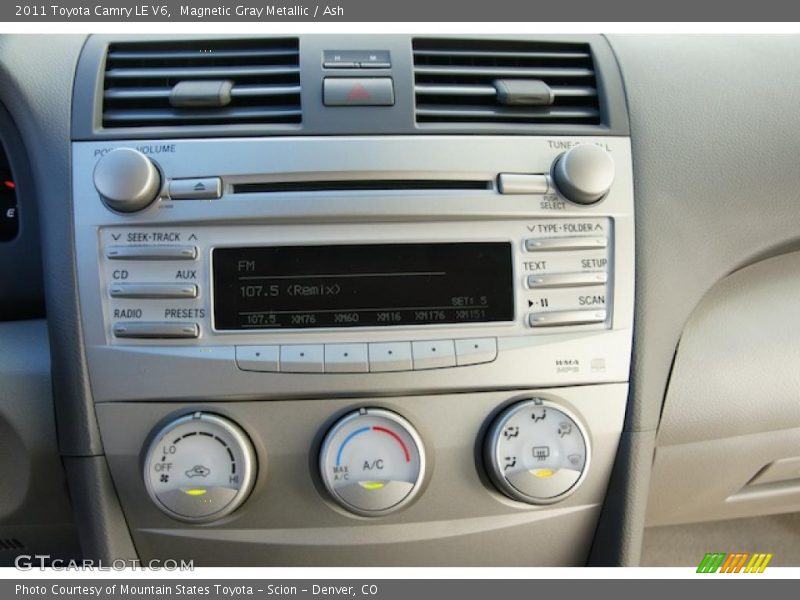 Magnetic Gray Metallic / Ash 2011 Toyota Camry LE V6
