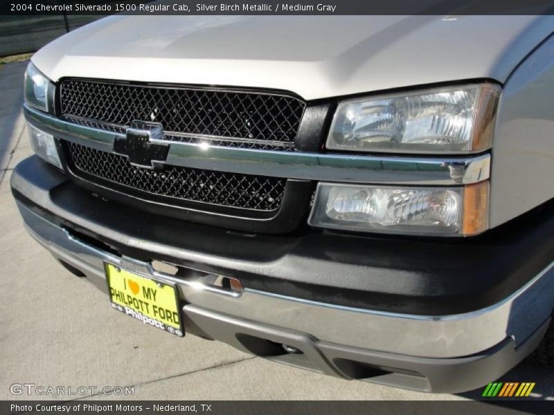 Silver Birch Metallic / Medium Gray 2004 Chevrolet Silverado 1500 Regular Cab