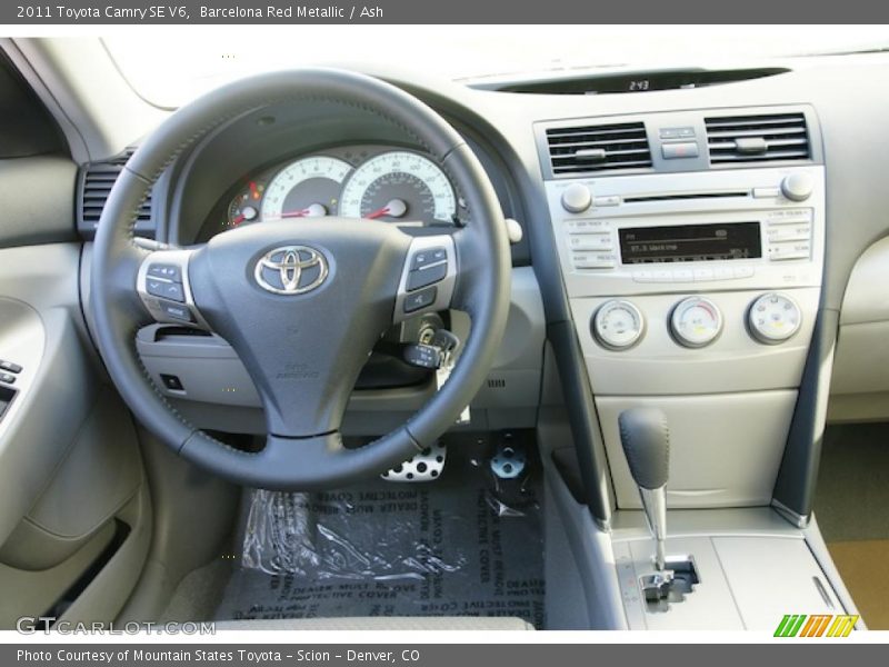 Dashboard of 2011 Camry SE V6