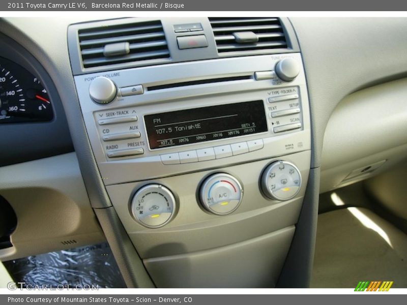 Barcelona Red Metallic / Bisque 2011 Toyota Camry LE V6