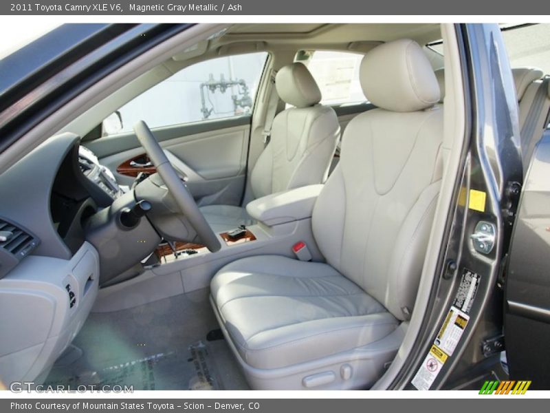  2011 Camry XLE V6 Ash Interior