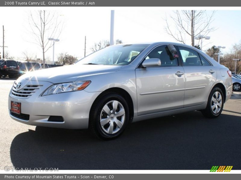 Classic Silver Metallic / Ash 2008 Toyota Camry LE