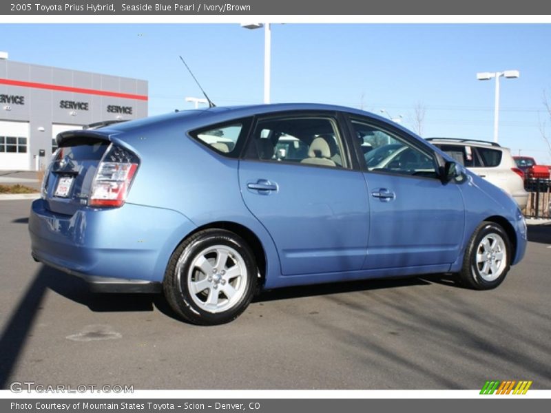 Seaside Blue Pearl / Ivory/Brown 2005 Toyota Prius Hybrid