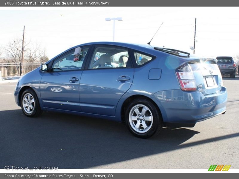 Seaside Blue Pearl / Ivory/Brown 2005 Toyota Prius Hybrid