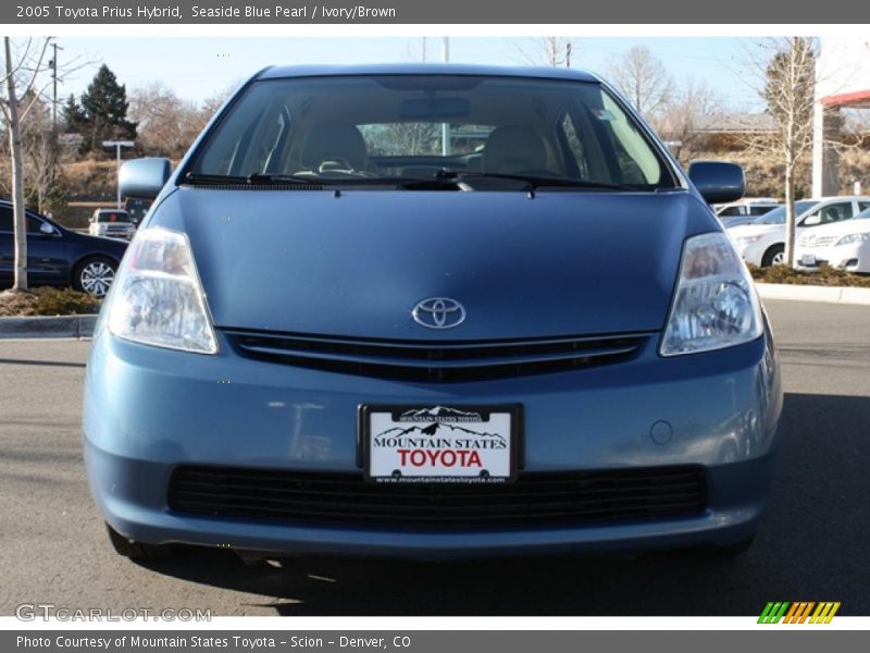 Seaside Blue Pearl / Ivory/Brown 2005 Toyota Prius Hybrid