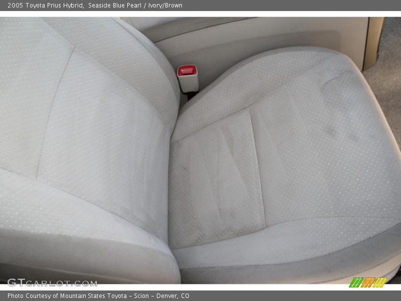 Seaside Blue Pearl / Ivory/Brown 2005 Toyota Prius Hybrid