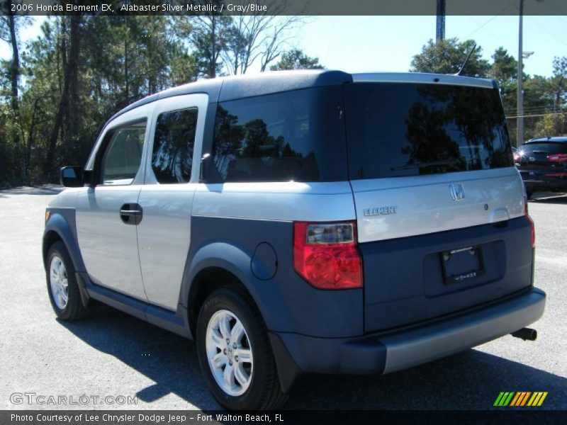 Alabaster Silver Metallic / Gray/Blue 2006 Honda Element EX