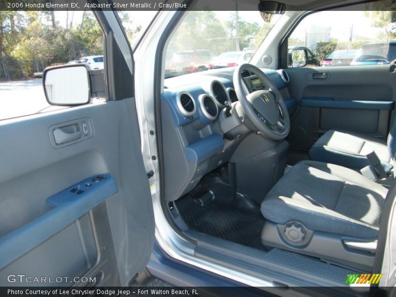 Alabaster Silver Metallic / Gray/Blue 2006 Honda Element EX