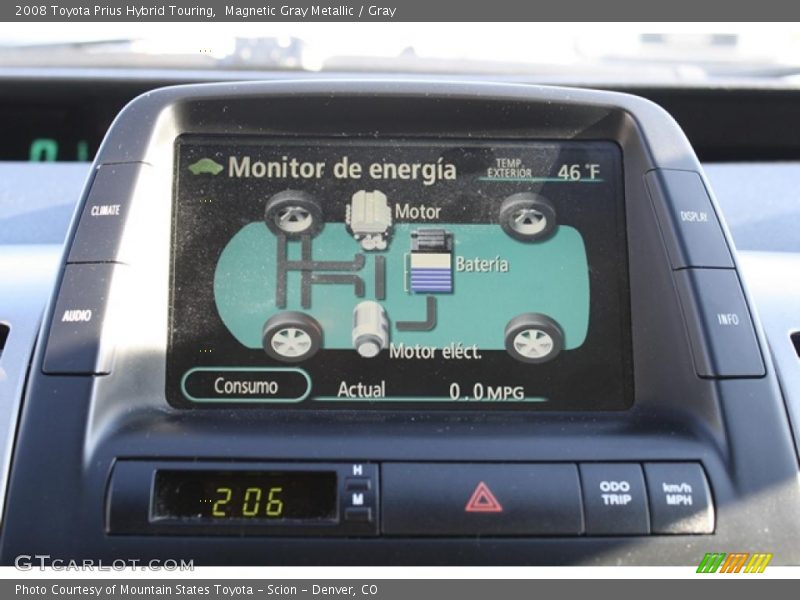 Magnetic Gray Metallic / Gray 2008 Toyota Prius Hybrid Touring