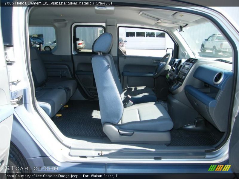 Alabaster Silver Metallic / Gray/Blue 2006 Honda Element EX