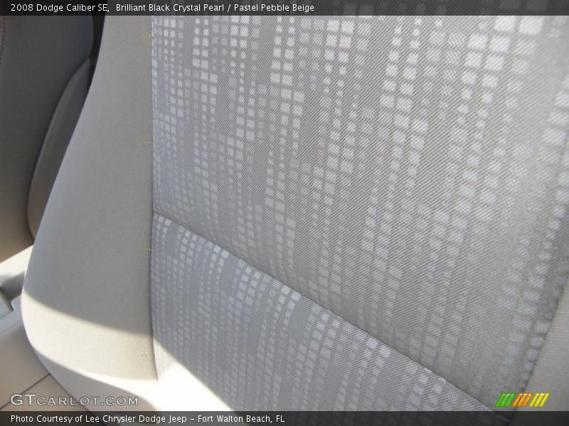 Brilliant Black Crystal Pearl / Pastel Pebble Beige 2008 Dodge Caliber SE