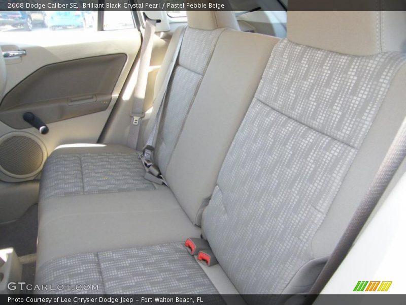 Brilliant Black Crystal Pearl / Pastel Pebble Beige 2008 Dodge Caliber SE