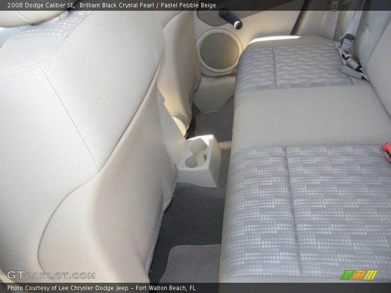 Brilliant Black Crystal Pearl / Pastel Pebble Beige 2008 Dodge Caliber SE