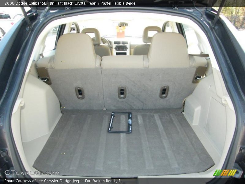 Brilliant Black Crystal Pearl / Pastel Pebble Beige 2008 Dodge Caliber SE