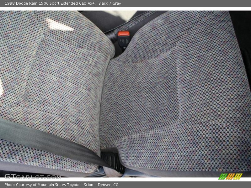 Black / Gray 1998 Dodge Ram 1500 Sport Extended Cab 4x4