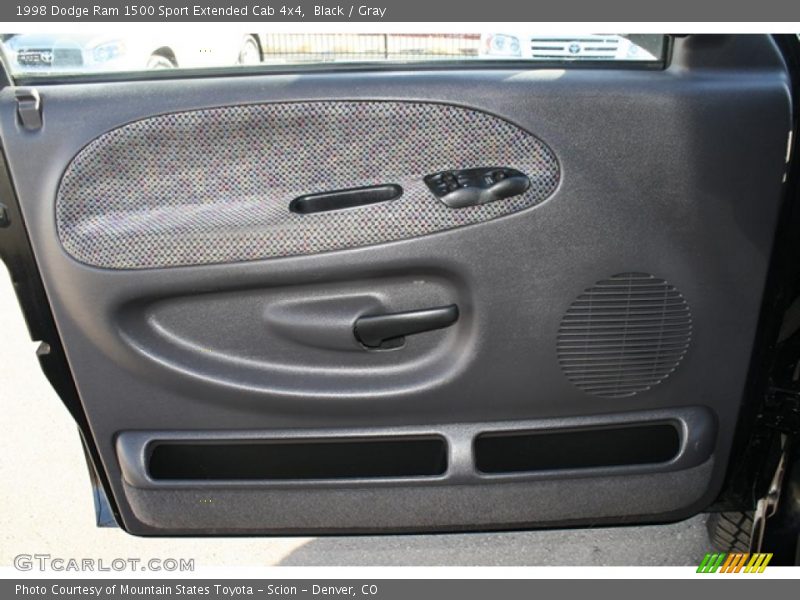 Black / Gray 1998 Dodge Ram 1500 Sport Extended Cab 4x4