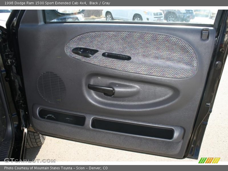 Black / Gray 1998 Dodge Ram 1500 Sport Extended Cab 4x4