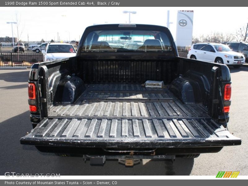 Black / Gray 1998 Dodge Ram 1500 Sport Extended Cab 4x4