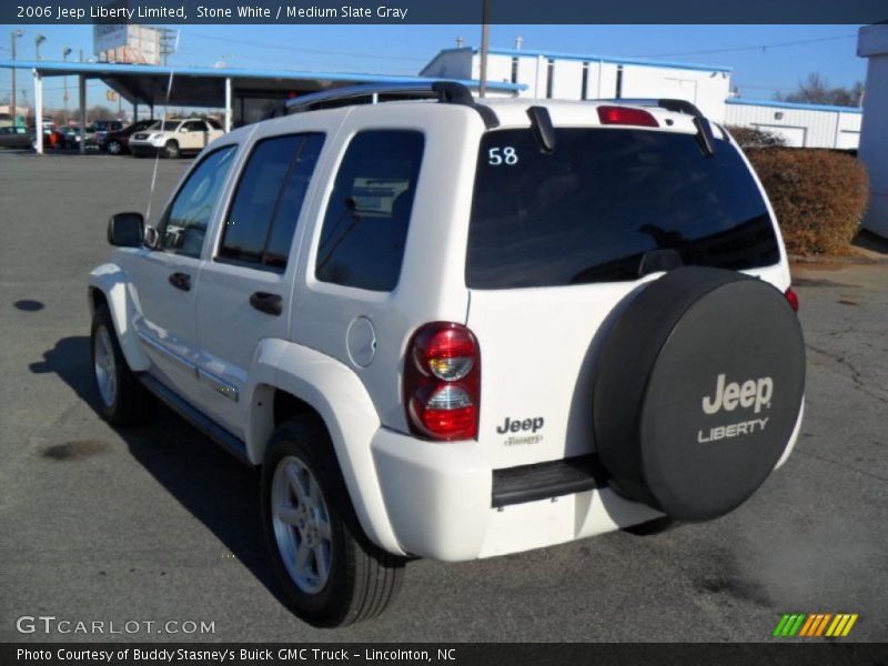 Stone White / Medium Slate Gray 2006 Jeep Liberty Limited