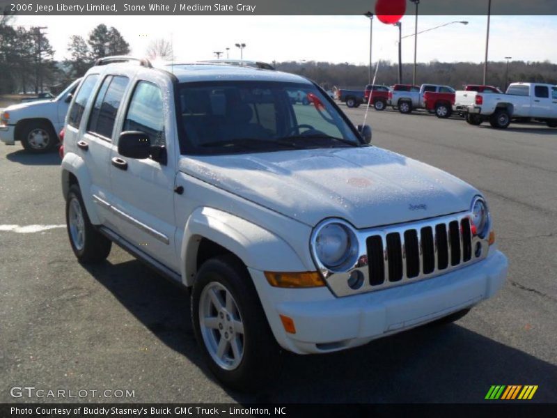 Stone White / Medium Slate Gray 2006 Jeep Liberty Limited