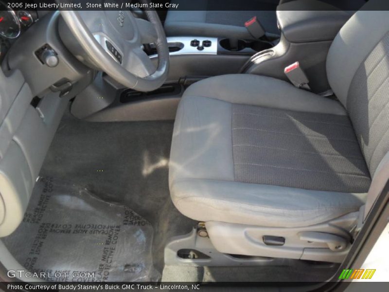 Stone White / Medium Slate Gray 2006 Jeep Liberty Limited