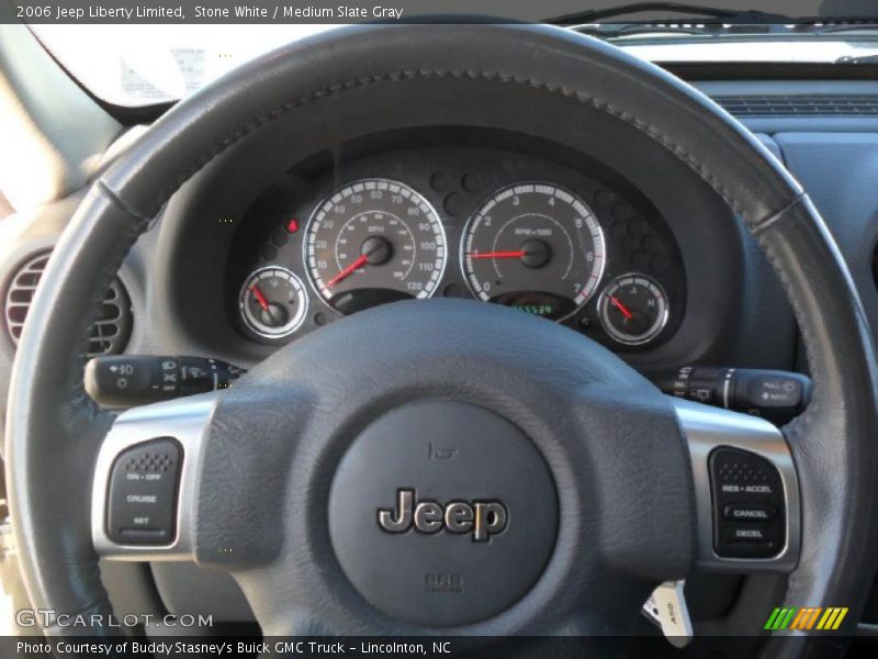 Stone White / Medium Slate Gray 2006 Jeep Liberty Limited