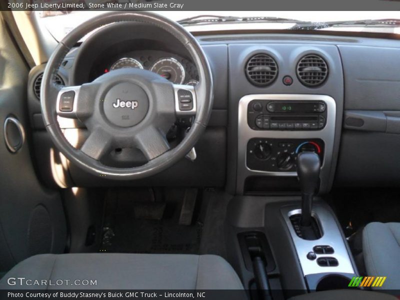 Stone White / Medium Slate Gray 2006 Jeep Liberty Limited
