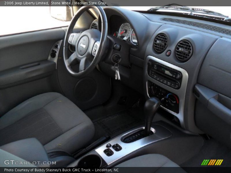 Stone White / Medium Slate Gray 2006 Jeep Liberty Limited