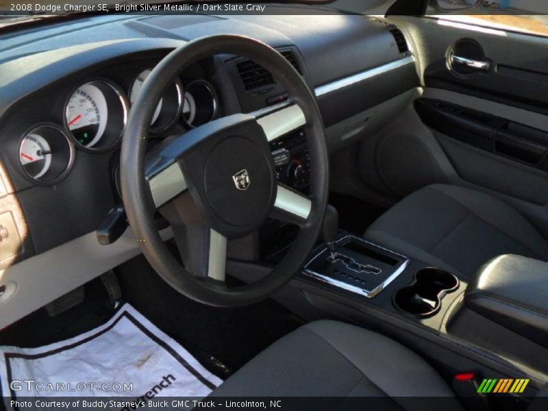 Bright Silver Metallic / Dark Slate Gray 2008 Dodge Charger SE