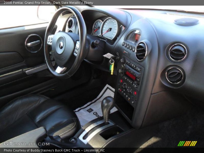 Dark Slate Metallic / Ebony 2008 Pontiac Grand Prix Sedan