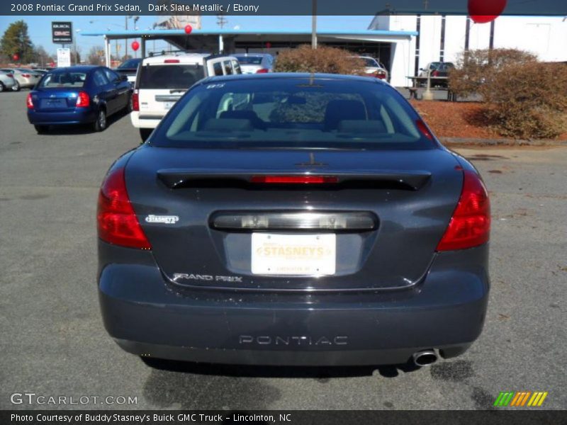 Dark Slate Metallic / Ebony 2008 Pontiac Grand Prix Sedan