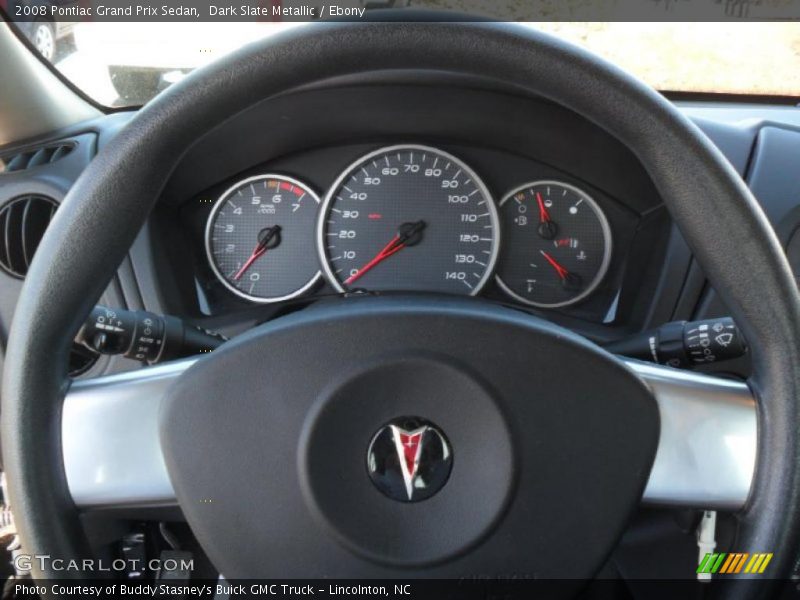 Dark Slate Metallic / Ebony 2008 Pontiac Grand Prix Sedan