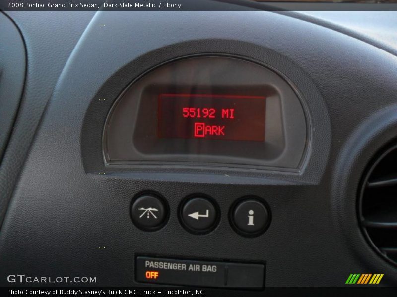 Dark Slate Metallic / Ebony 2008 Pontiac Grand Prix Sedan