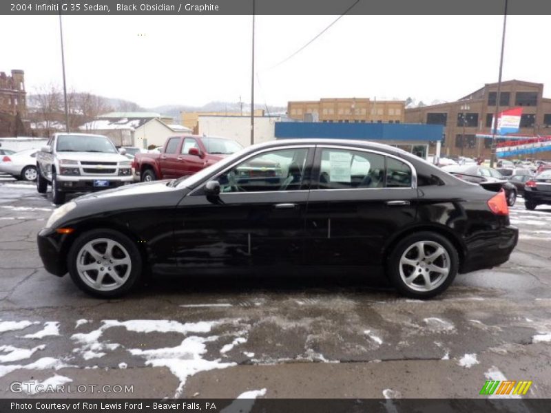 Black Obsidian / Graphite 2004 Infiniti G 35 Sedan