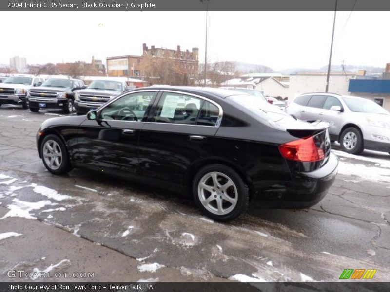 Black Obsidian / Graphite 2004 Infiniti G 35 Sedan