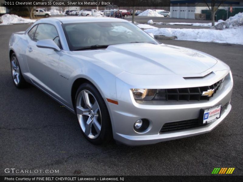 Silver Ice Metallic / Black 2011 Chevrolet Camaro SS Coupe