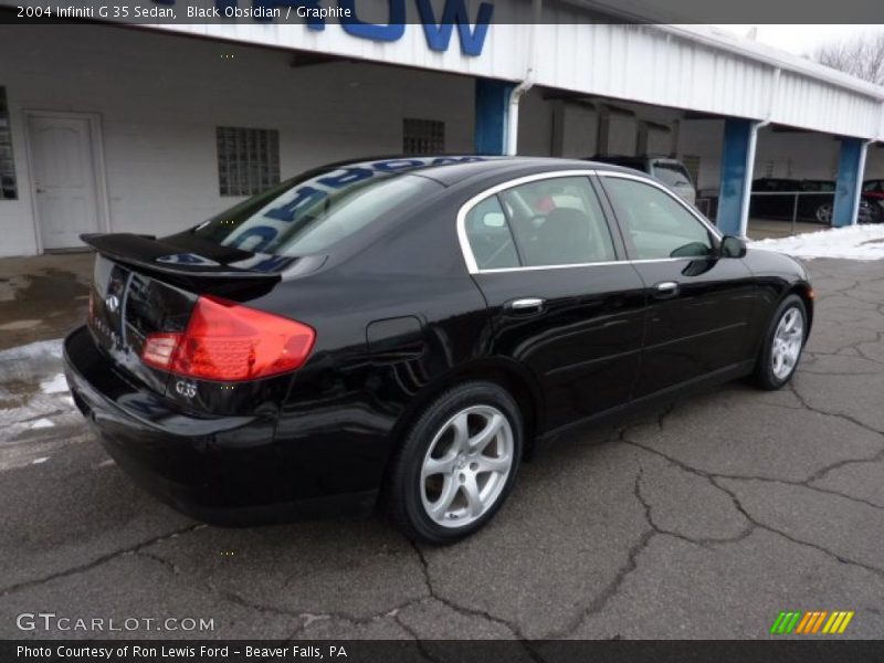 Black Obsidian / Graphite 2004 Infiniti G 35 Sedan