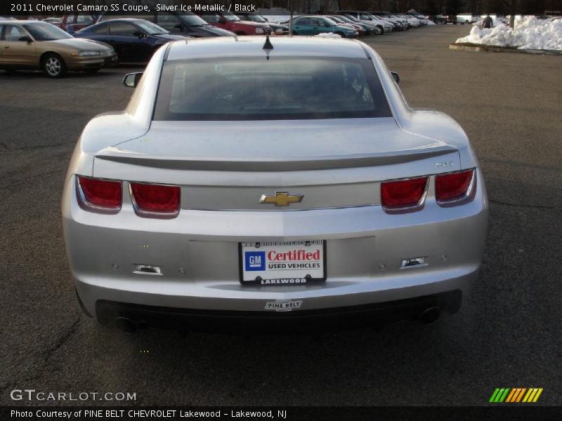 Silver Ice Metallic / Black 2011 Chevrolet Camaro SS Coupe