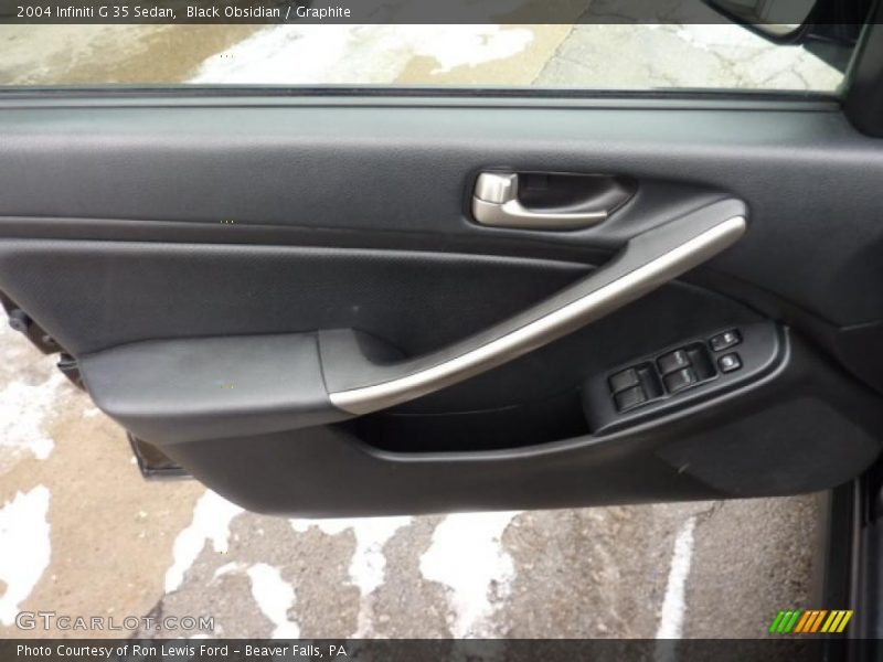 Black Obsidian / Graphite 2004 Infiniti G 35 Sedan
