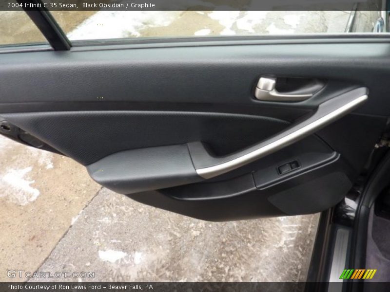 Black Obsidian / Graphite 2004 Infiniti G 35 Sedan