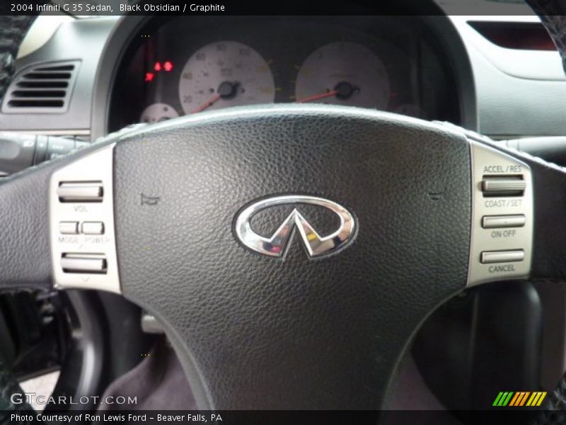 Black Obsidian / Graphite 2004 Infiniti G 35 Sedan