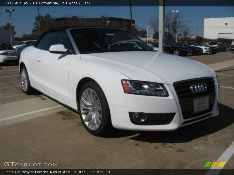 Front 3/4 View of 2011 A5 2.0T Convertible