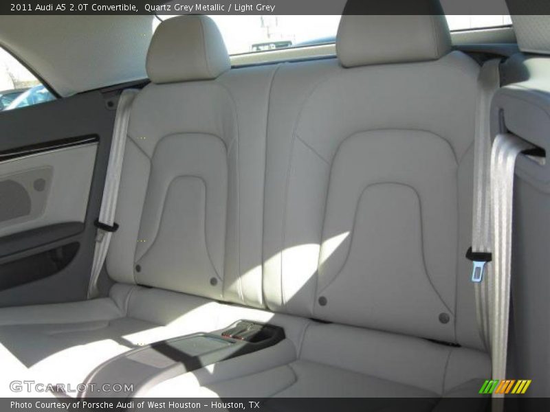 Quartz Grey Metallic / Light Grey 2011 Audi A5 2.0T Convertible